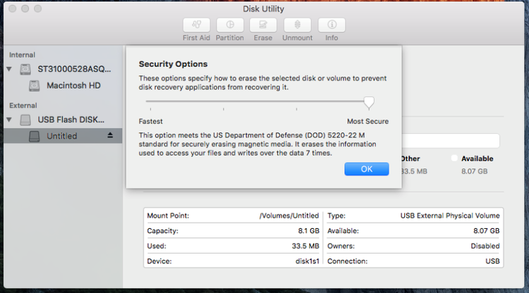 format hard drive for mac osx